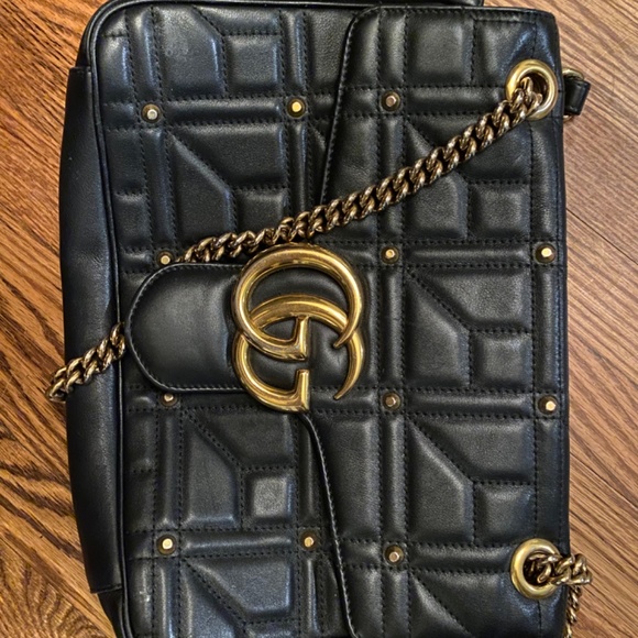 Gucci marmont studded flap bag - Picture 14 of 16